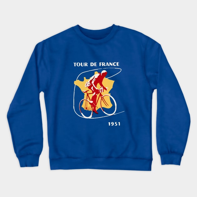 Cycling Tour De France Vintage I Crewneck Sweatshirt by inkstyl